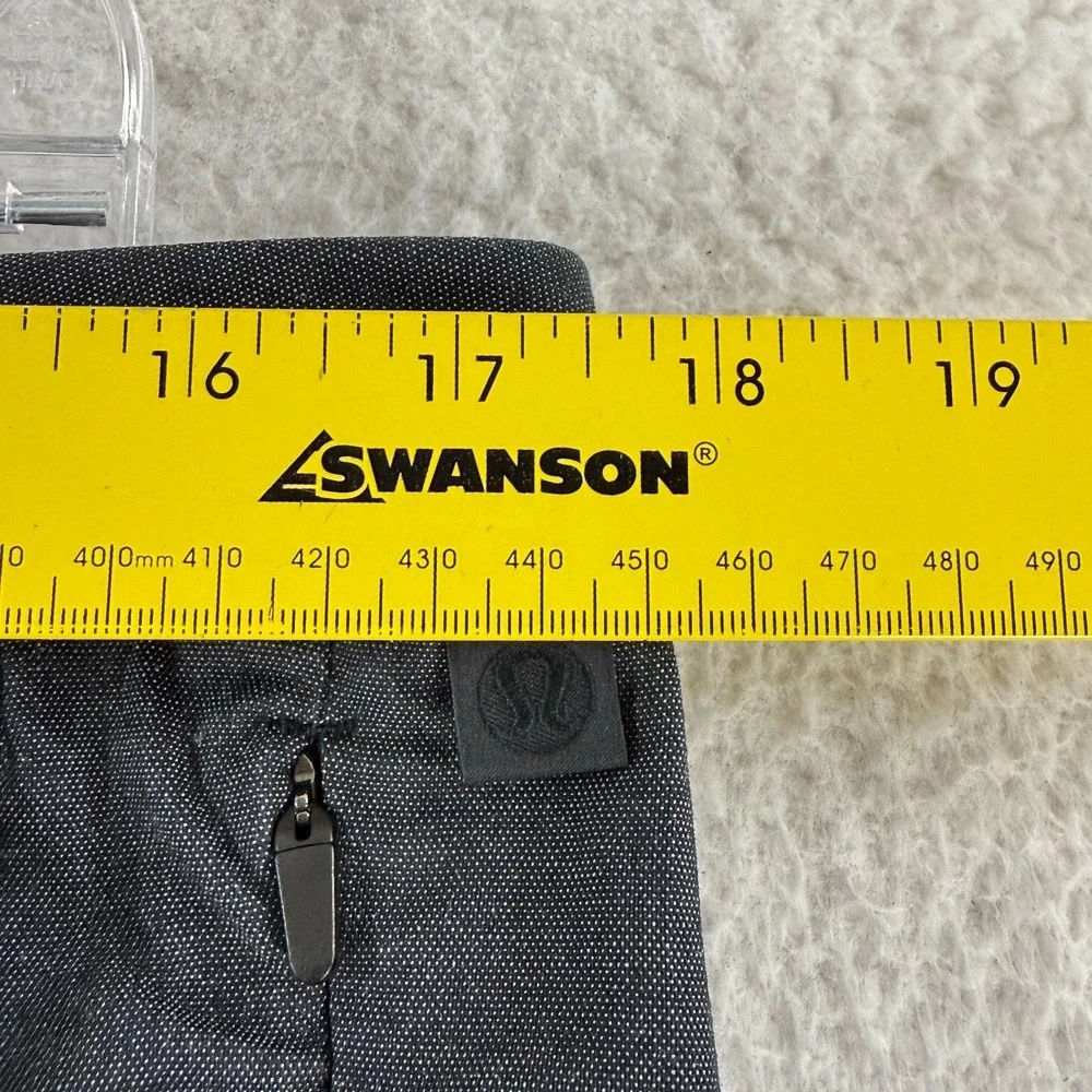 Lululemon ABC Classic Fit Pant Mens Size 34 Gray Casual Straight Leg Career Work